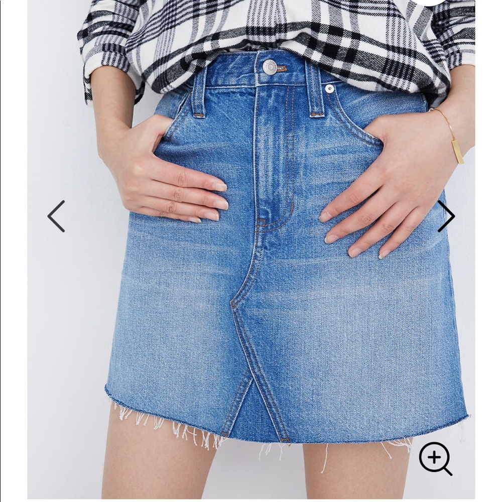 Madewell denim frisco skirt size 26 - Picture 2 of 7